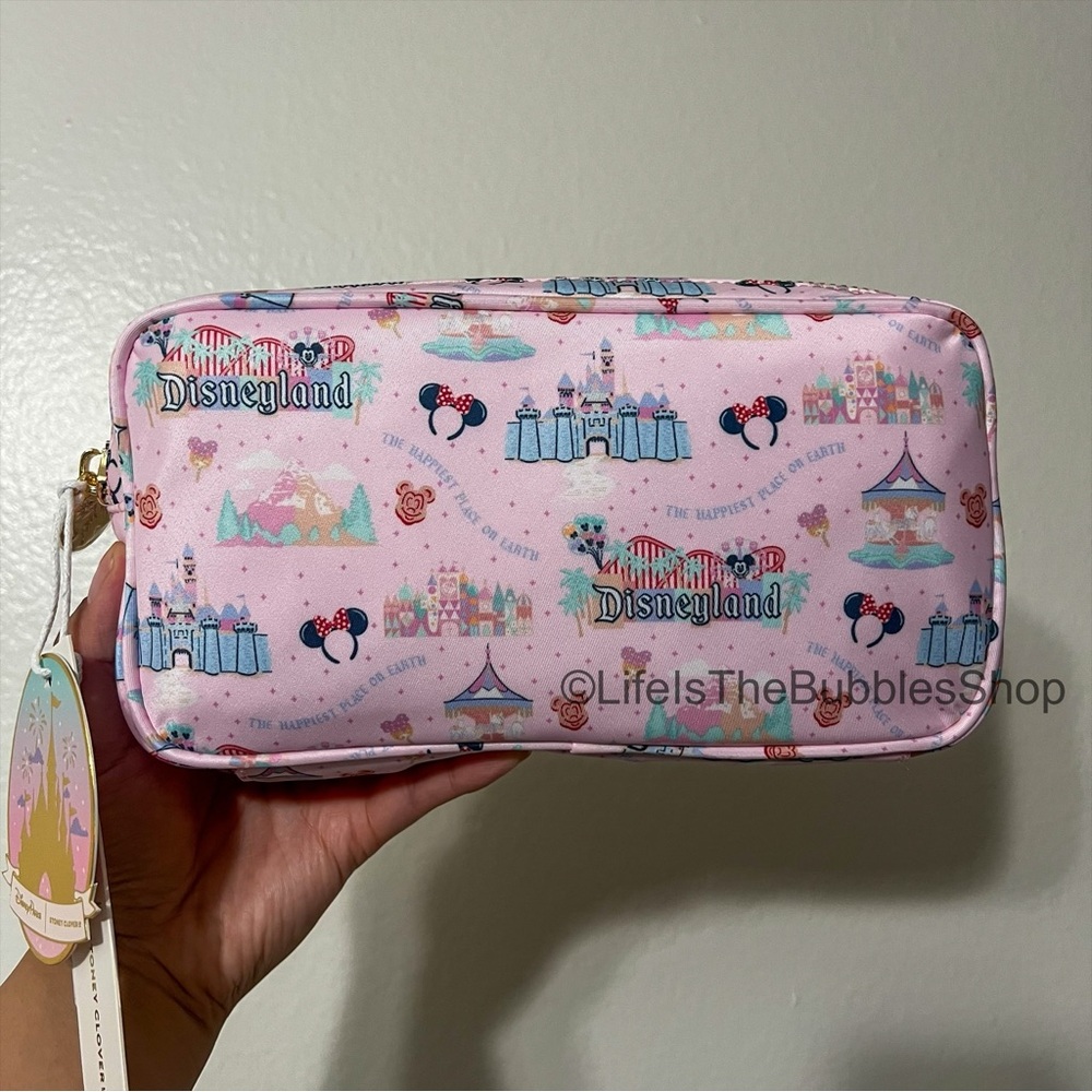 Disney - Stoney Clover Lane Disneyland Parks Print - Small Pouch